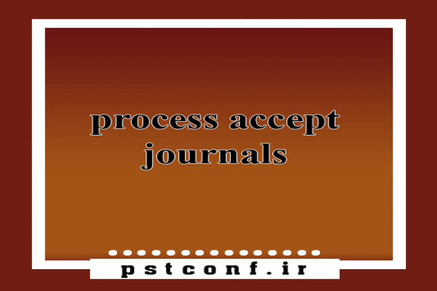 The application process for printing accepted articles in journals The application process for printing accepted articles in journals